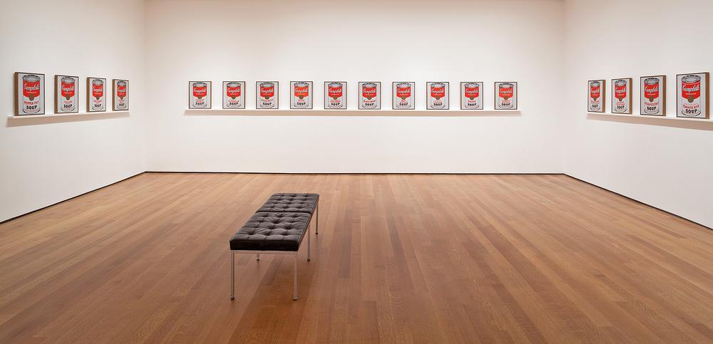 Andy Warhol gave soup cans – on display here at MoMA in New York – new meaning and values / PHOTO: Jonathan Muzikar