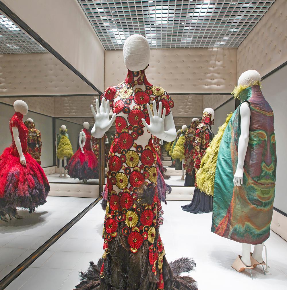 Fashion designer McQueen’s touring exhibition on show at the V&A in London during 2015 / PHOTO: © Victoria and Albert Museum, London