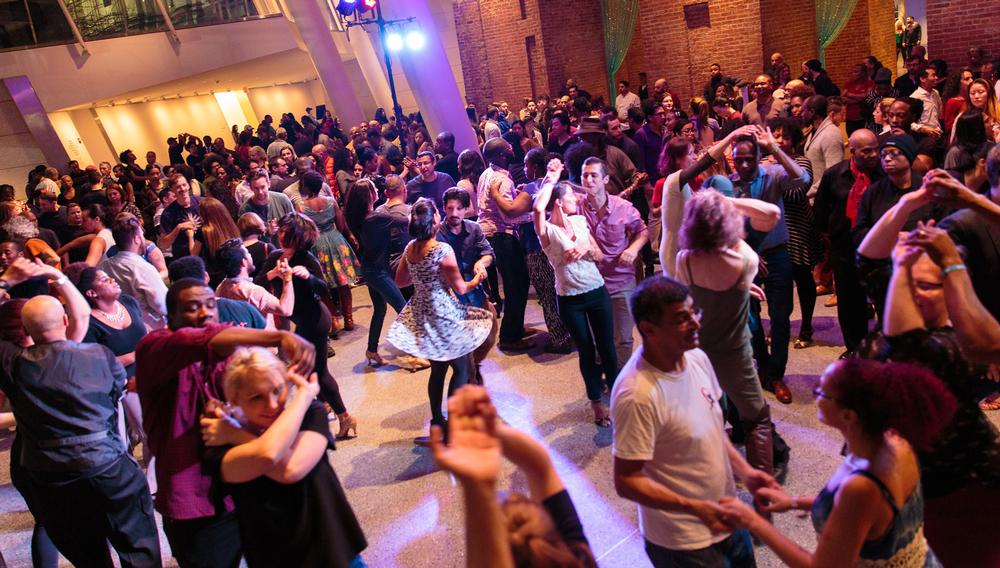 The Brooklyn Museum of Art hosts social events like this salsa party / PHOTO: KOLIN MENDEZ