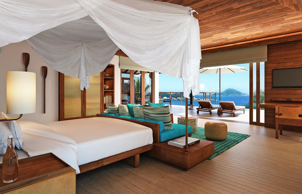 The group’s Zil Pasyon resort in the Seychelles, which is due to open late 2015
