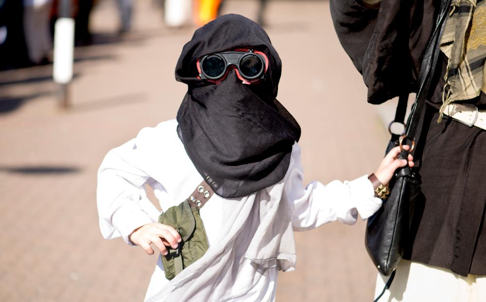 A child dresses up as Secret Cinema presents Star Wars: The Empire Strikes Back in London / Photo: Camilla Greenwell