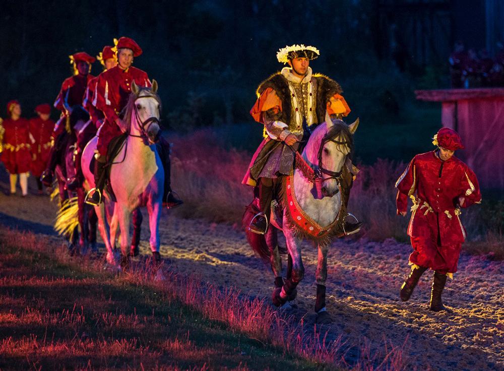 Historical reenactments unfold the story of British history in Kynren