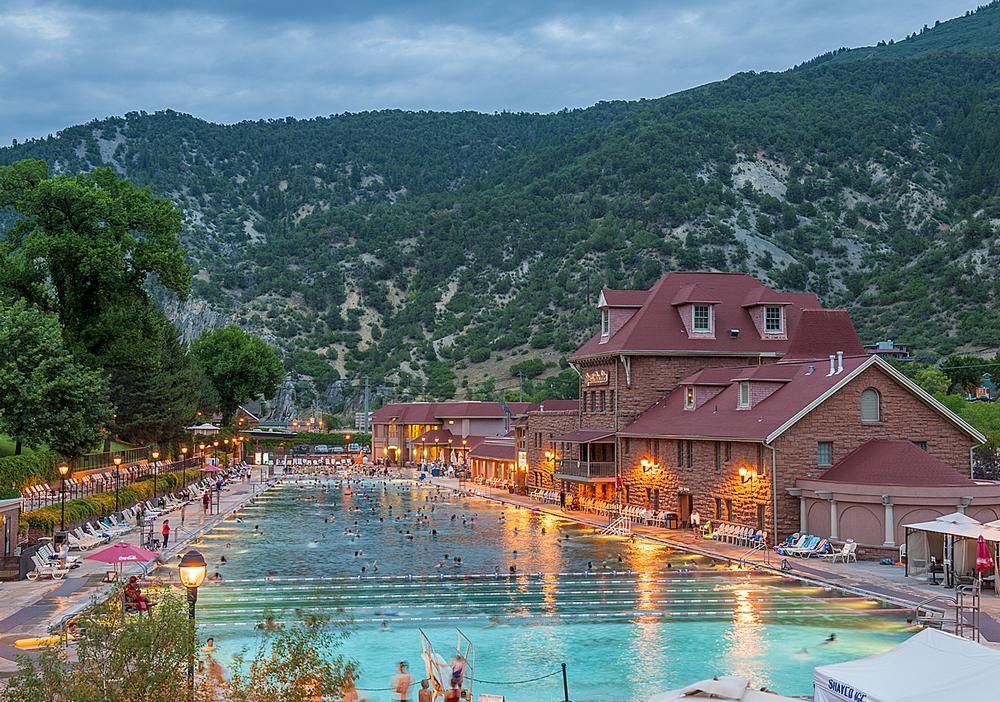 Glenwood Hot Springs boasts the world’s largest mineral hot springs pool