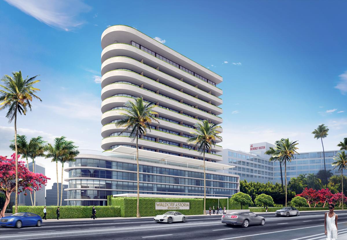 Beverly Hills Waldorf Astoria is expected to be open for 2017 / Hilton Worldwide