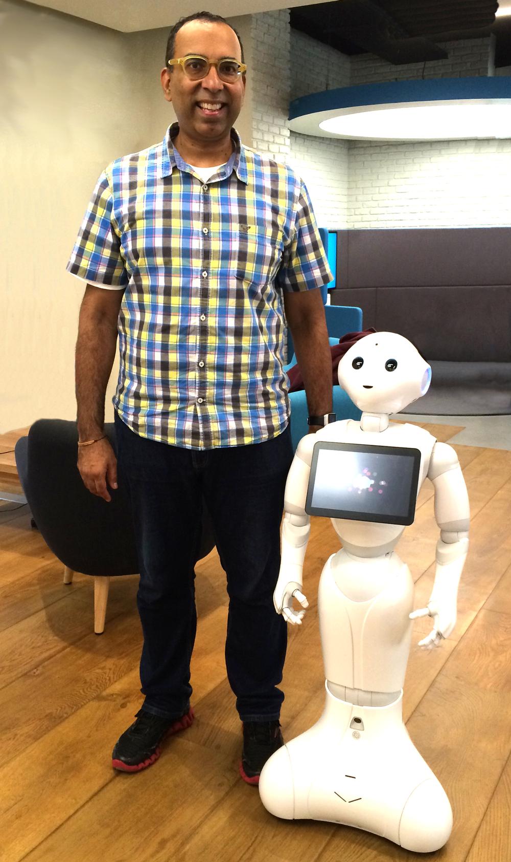 Juneja predicts that it is only a matter of time before robots will be able to coach and teach exercise movements