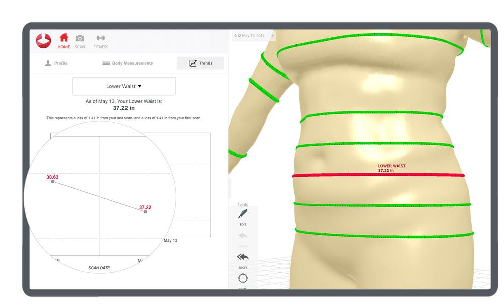 Styku's highly accurate scanning data enables clubs to create truly personalised health and fitness programmes