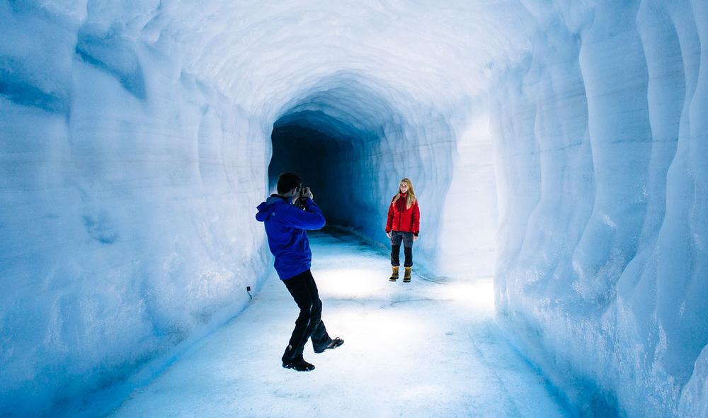 Into the Glacier offers various tours to a man-made ice cave on Iceland‘s second largest glacier, Langjökull