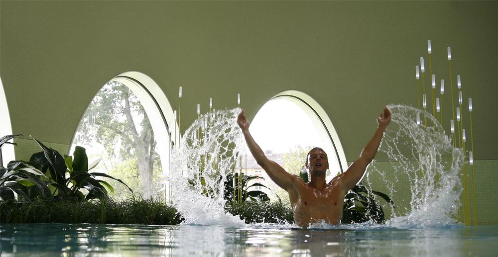 Europe has a tradition of water-based treatments such as those at Therme Bad Aibling in Germany