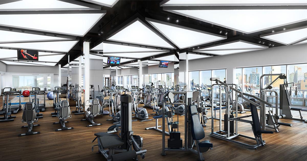 The multi-storey gym features the latest equipment / Moinian Group 