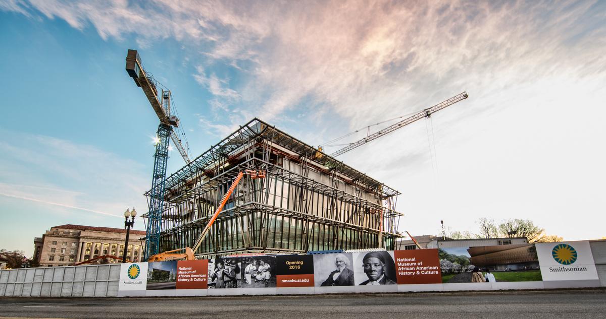 Construction began in 2013 and will be completed soon / National Museum of African American History and Culture