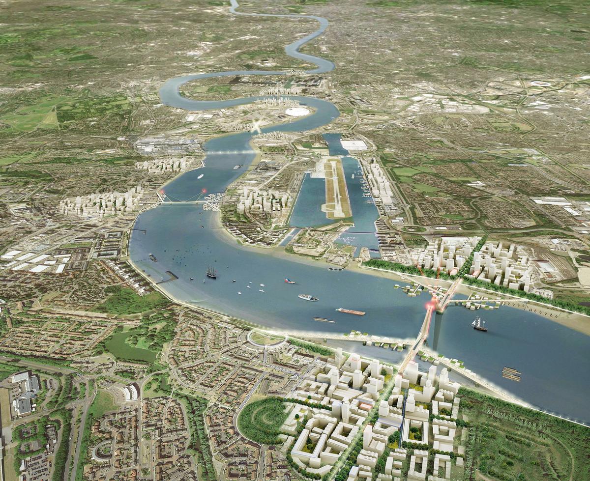 Sir Terry Farrell believes his bridges will stimulate growth in the capital's isolated areas / Farrells Sir Terry Farrell believes his bridges will stimulate growth in the capital's isolated areas / Farrells