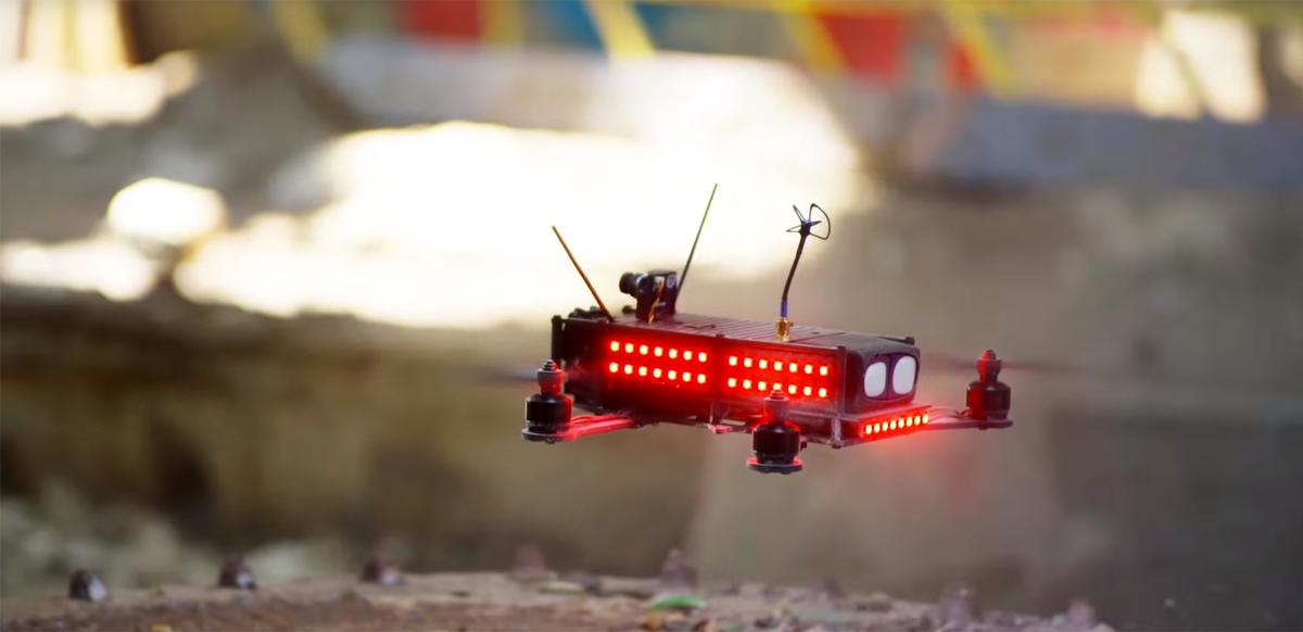 Miniature, multi-rotored drones are faster, stronger, smaller and more agile than ever before / Drone Racing League 