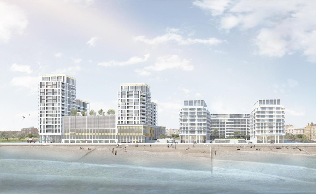 The new design is a little more conventional than Gehry's original vision / Brighton & Hove City Council