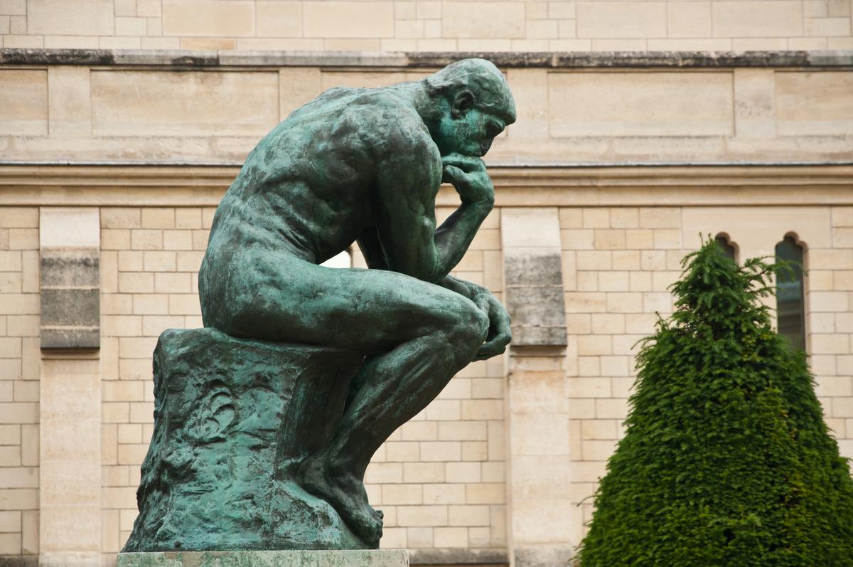'The Thinker' is one of Rodin's most famed artworks / Shutterstock.com