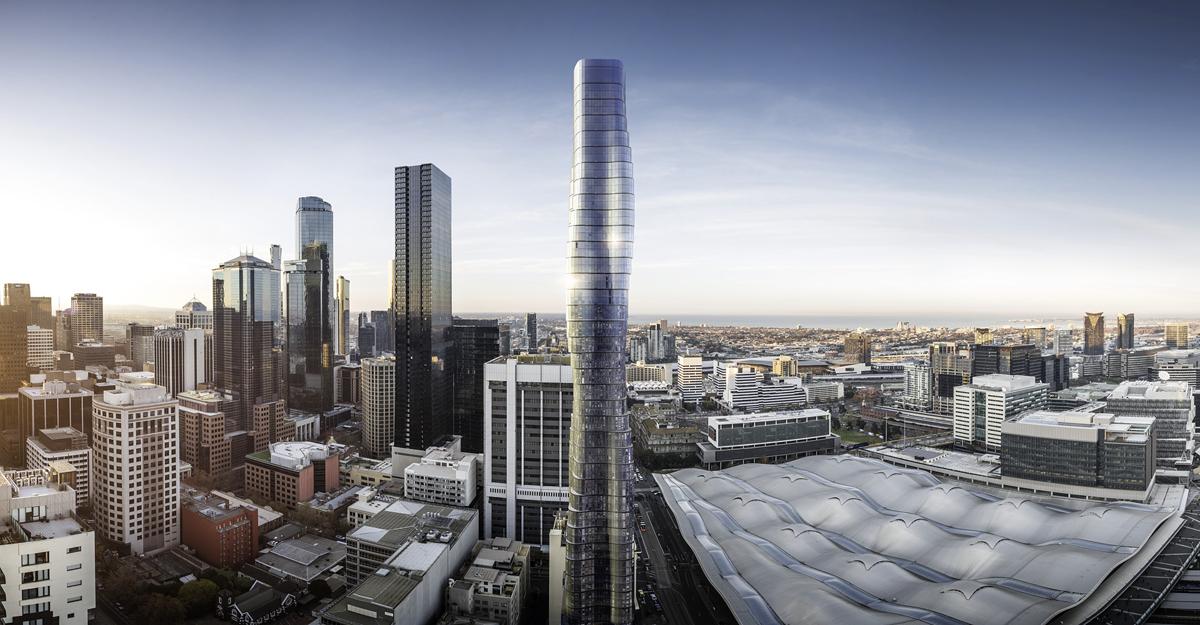 Elenberg Fraser’s structure will be a distinctive landmark for Melbourne / Elenberg Fraser / Pointilism