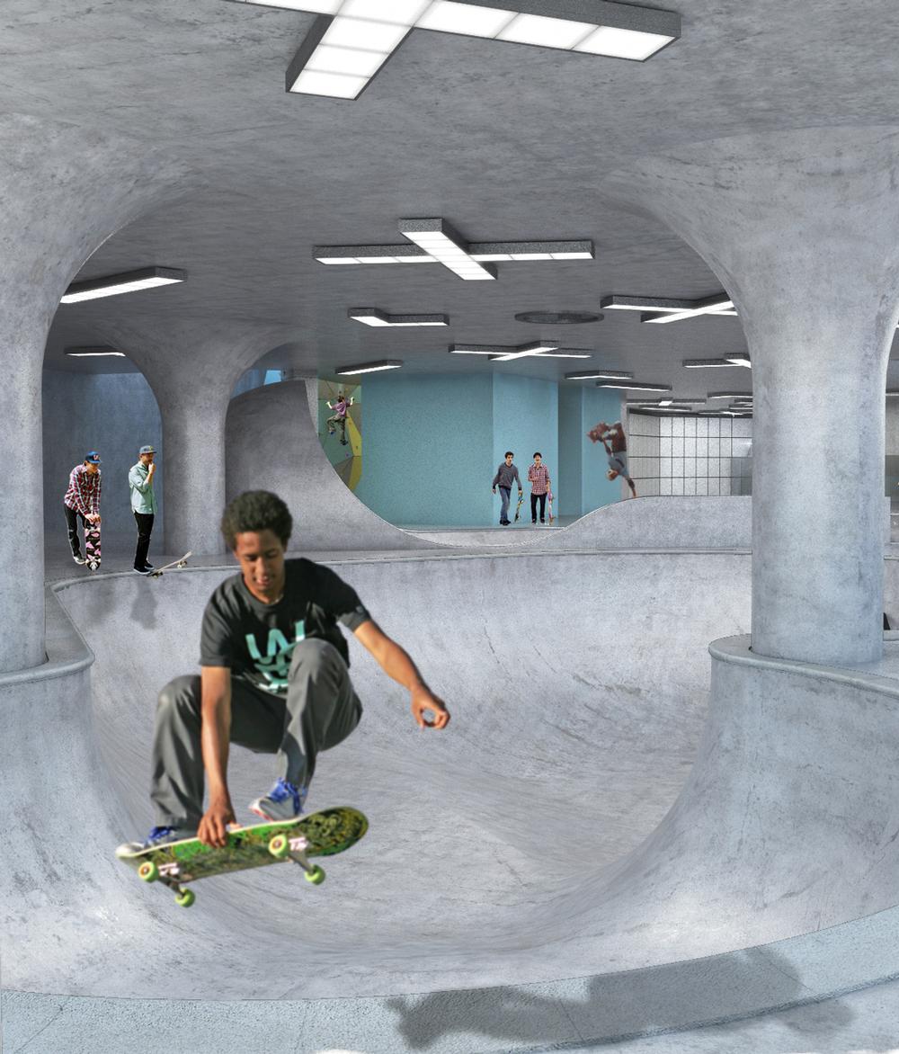 The Urban Sports Centre in Folkestone will have multiple storeys