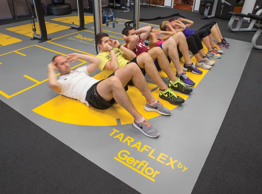 Gym members have been very impressed with the results and the flexibility the flooring offers