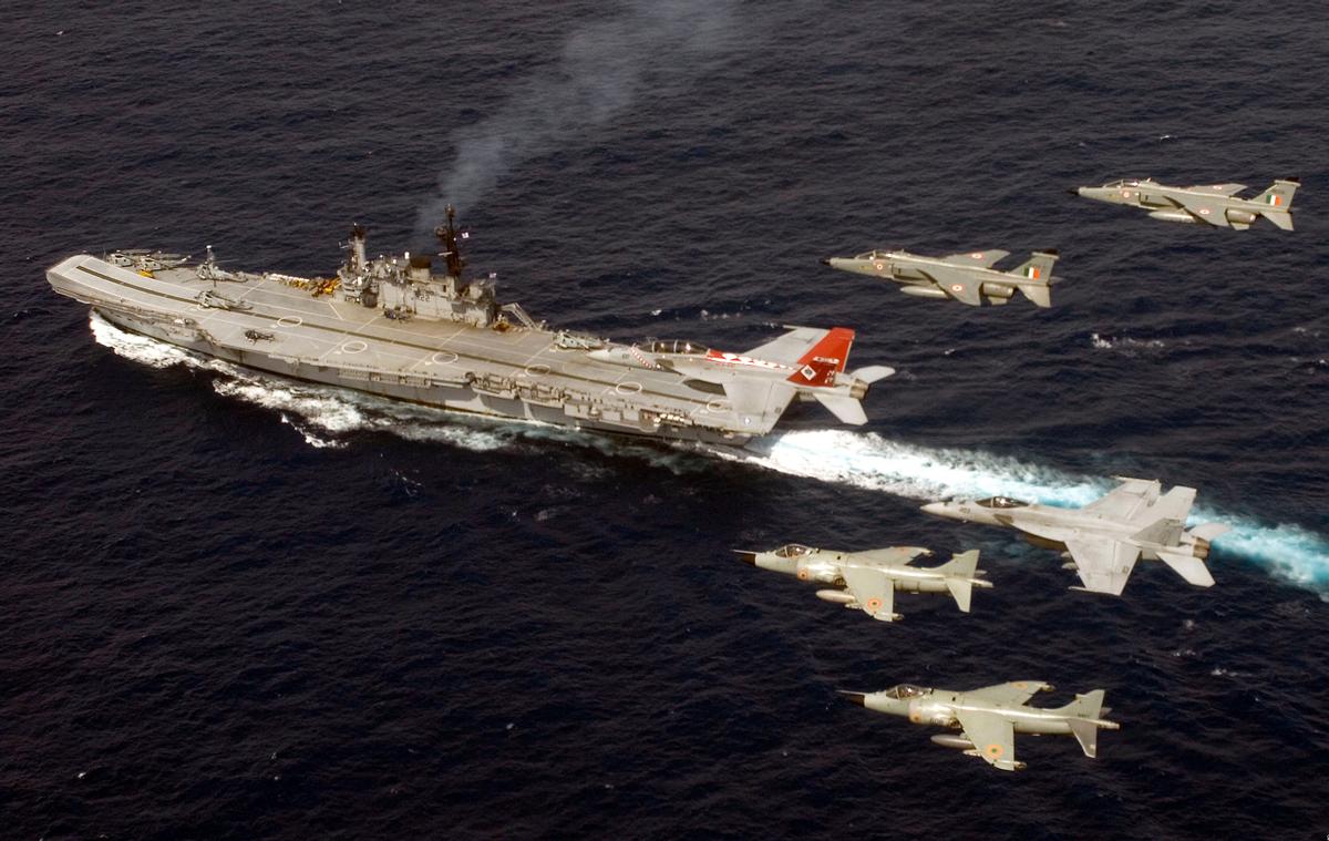 Viraat was built in 1959 as the Royal Navy's HMS Hermes and was later transferred to India in 1987 Viraat was built in 1959 as the Royal Navy's HMS Hermes and was later transferred to India in 1987