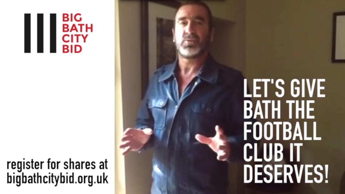 Cantona made his pledge to back the campaign on a video message
