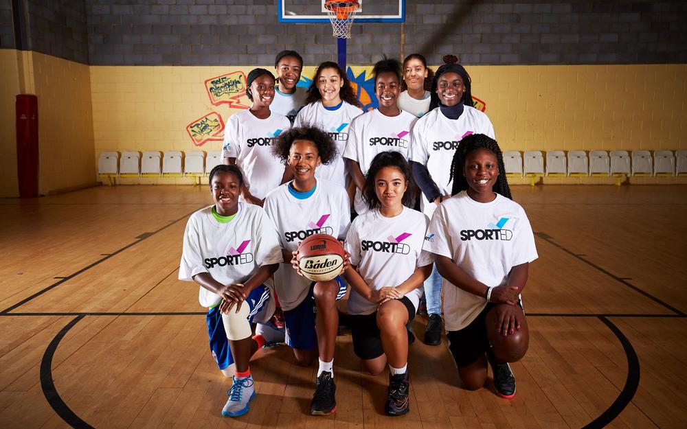 Sport teams, such as basketball, help young people build confidence and resilience