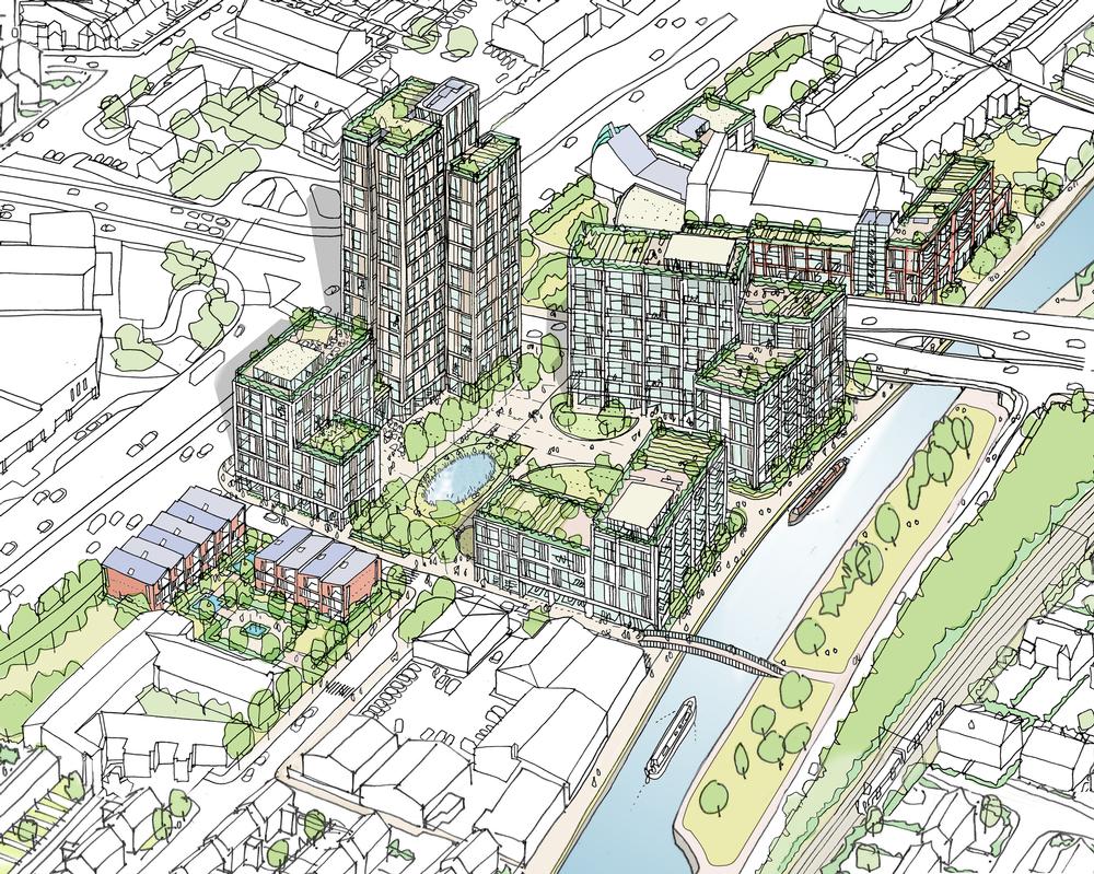 Plans for the UA92 campus include a community leisure centre and several sports pitches