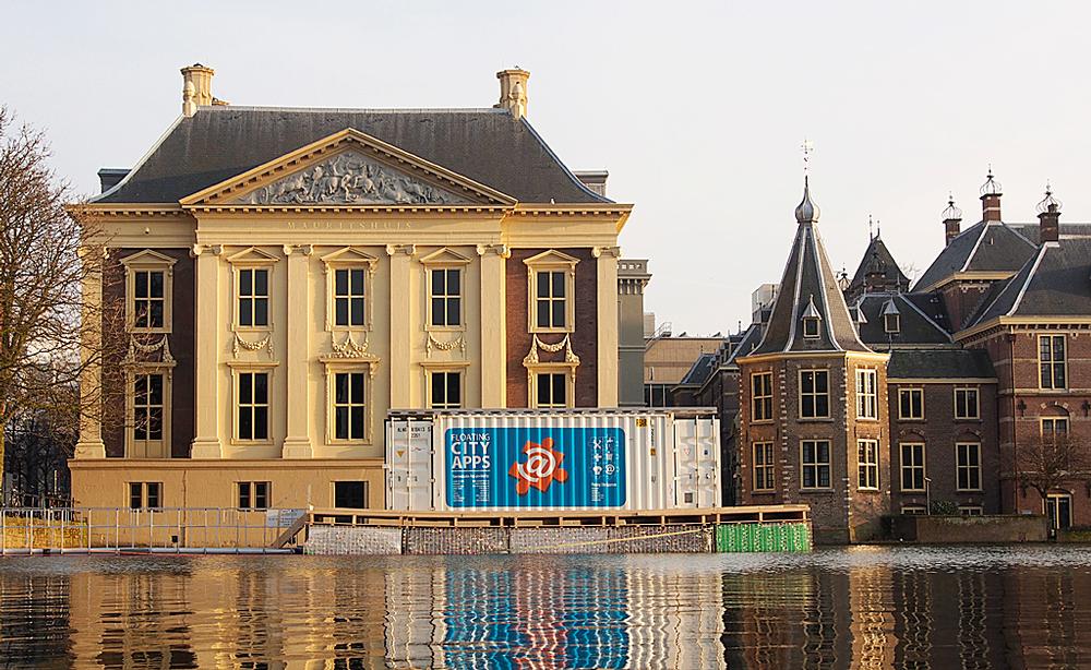Waterstudio has transformed a shipping container into a floating school