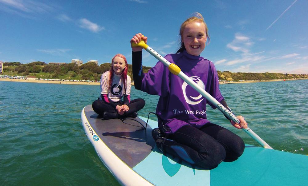 The Wave Project delivers surfing interventions for young people which build confidence and social skills