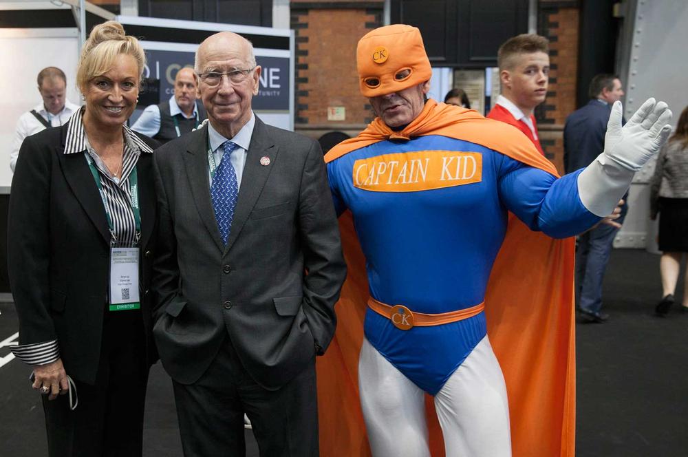 The convention attracts a number of leaders and former players who now work in the sector –Sir Bobby Charlton