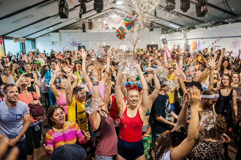 Morning Gloryville taps into a growing desire for direct human experience. The event starts at 6.30am