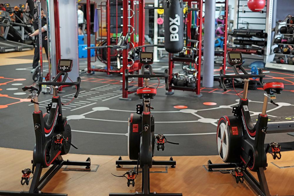 While some clubs are opting for dedicated Wattbike studios, others are creating special zones on the gym floor