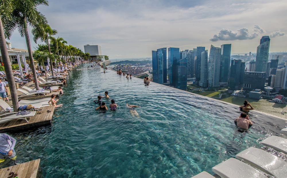 Spas in Singapore, such as the Marina Bay Sands, pay the highest wages in Asia while days spas in Vietnam pay some of the lowest / PHOTO © shutterstock/TILT