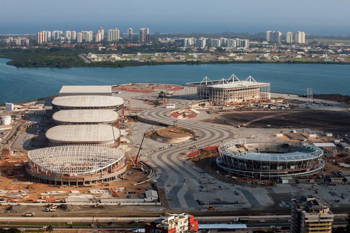 Construction work is nearing completion on most major venues for next year's Games