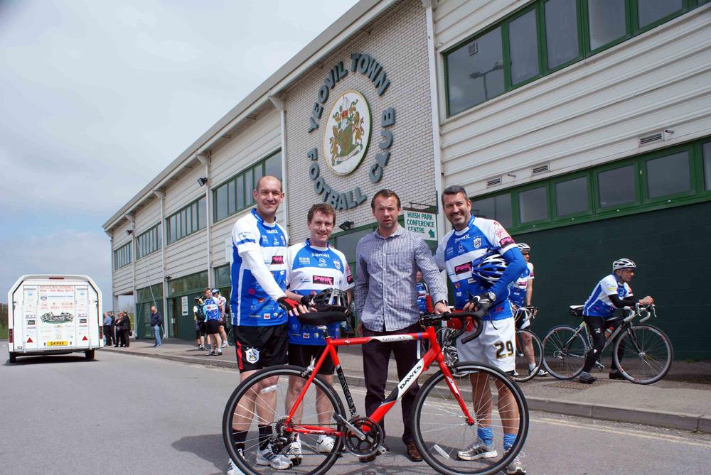 Huddersfield Town’s ‘Pedal for Pounds’ cycling events promote physical activity while also raising money for charity