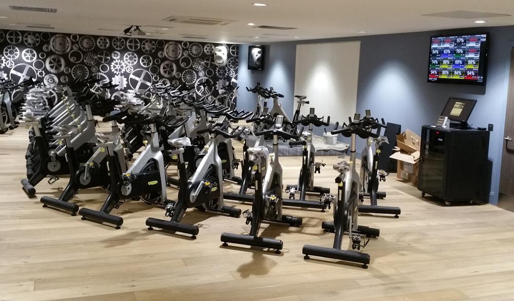 The Aberdeen club has MYZONE screens in the studios and across the gym floor