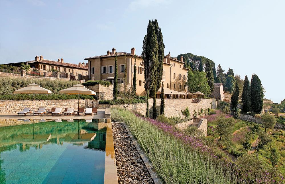 Massimo Ferragamo created his own luxury resort, Rosewood Castiglion del Bosco, located in a Tuscan village near Siena, Italy