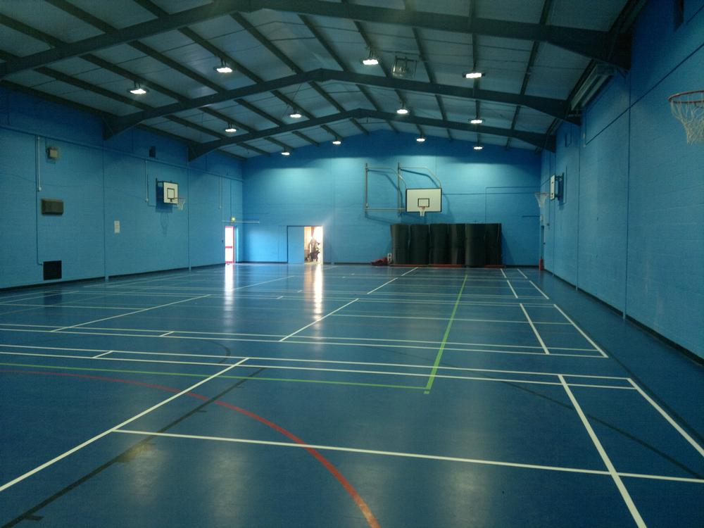 Building work at Preston School in Somerset included a revamped sports hall for use by pupils and the public