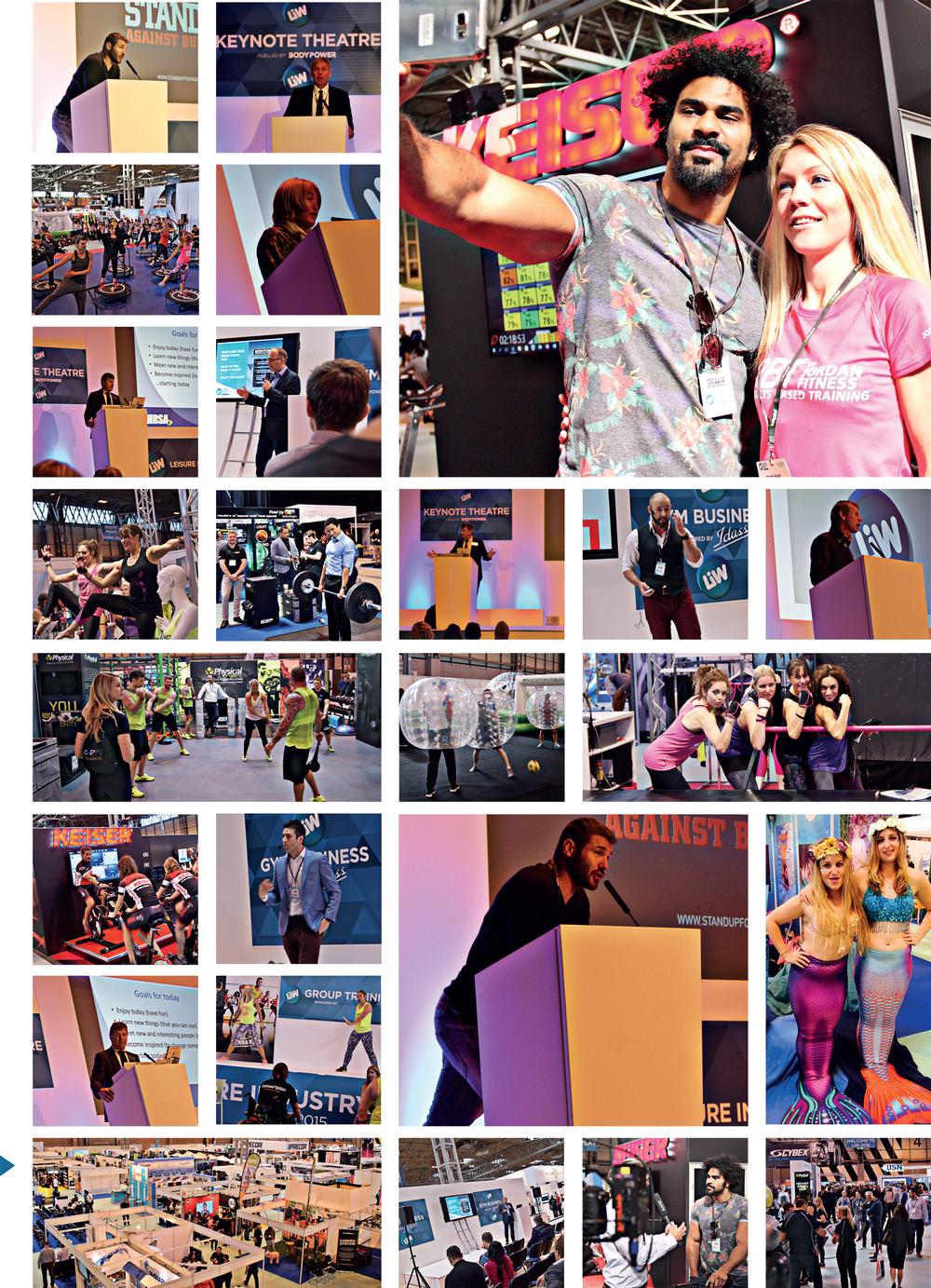 Alongside a busy show floor – with the likes of David Haye, former boxing champ and now Keiser ambassador, among the surprise visitors