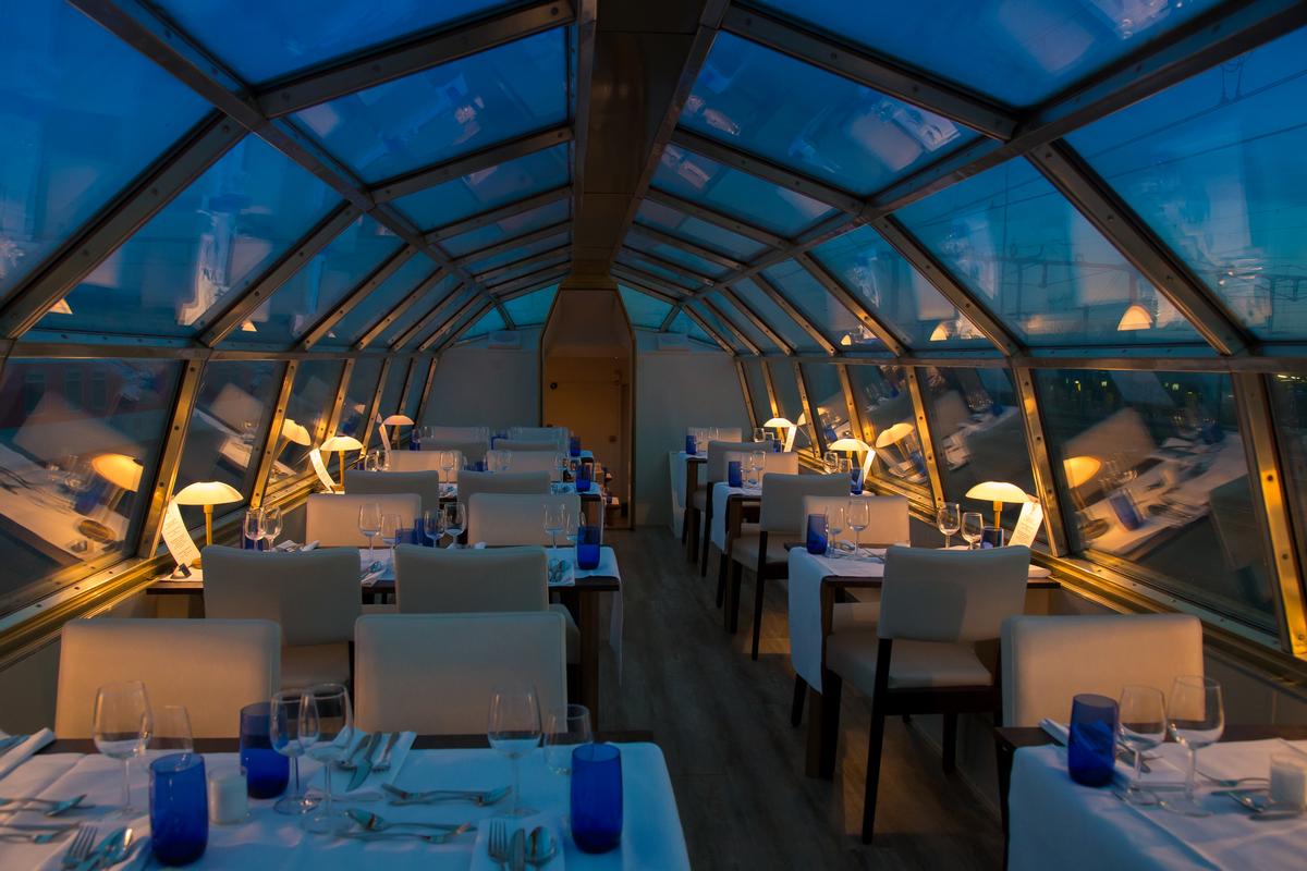 The experience is described by the restaurant as 'a special event with a real atmosphere' / Panorama Rail Restaurant