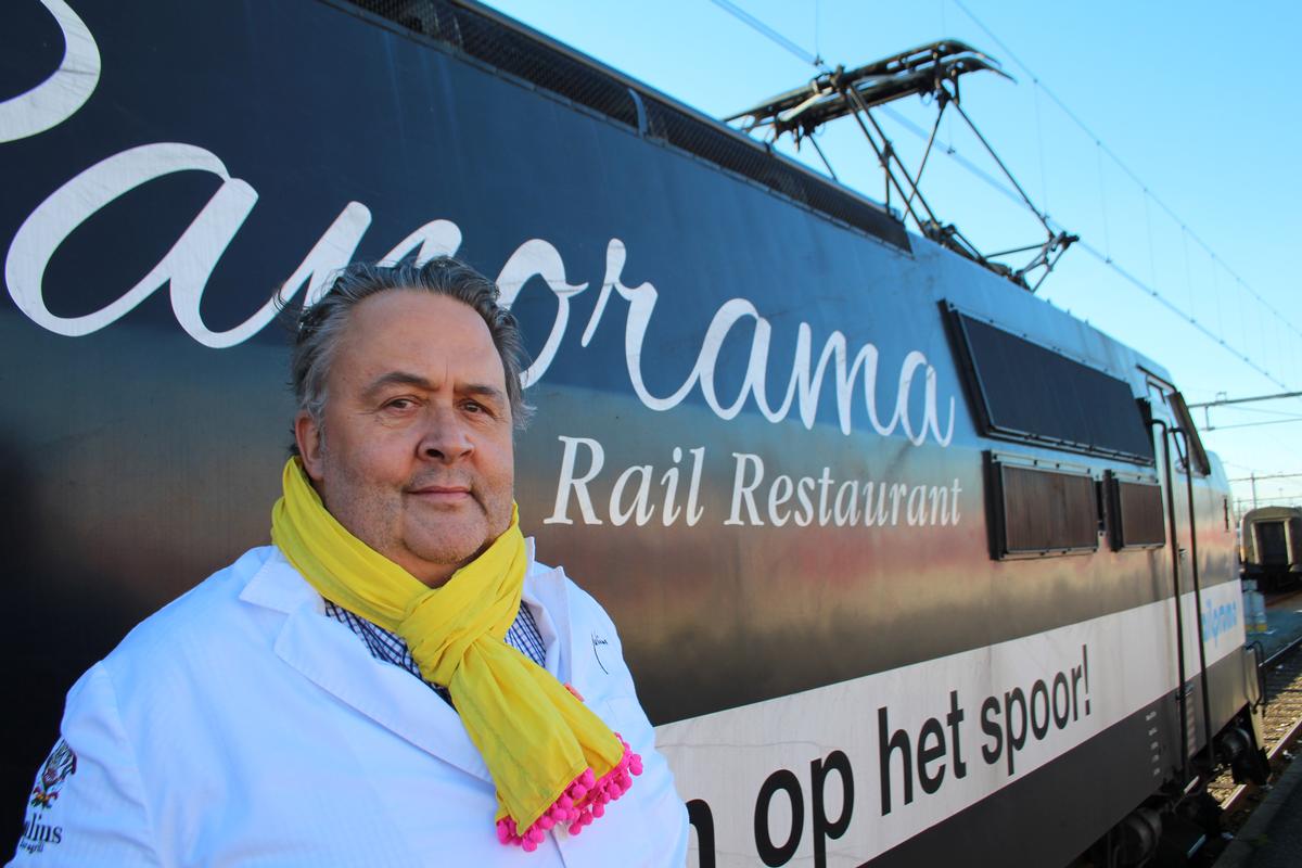 Jaspers is famous for his roles on the Dutch versions of Masterchef and Top Chef / Panorama Rail Restaurant