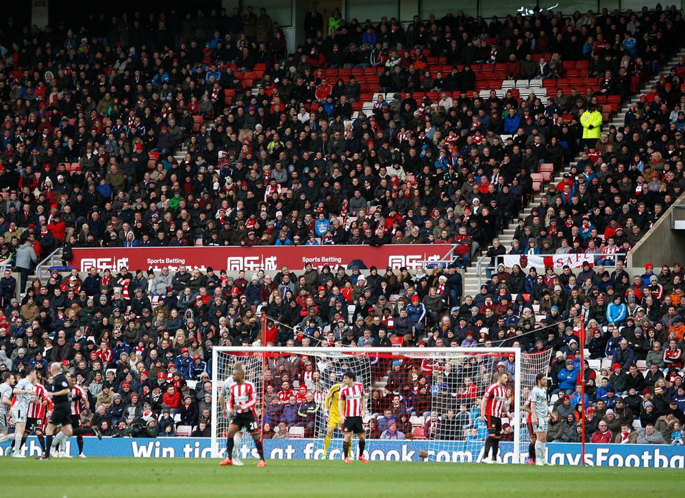 The Stadium of Light: all-seater grounds are the norm
