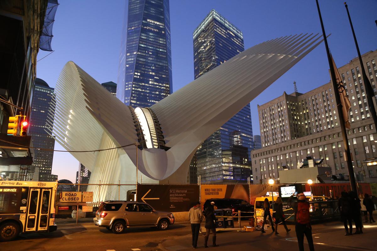 Santiago Calatrava's World Trade Center Hub, which opened this week / Port Authority of New York and New Jersey