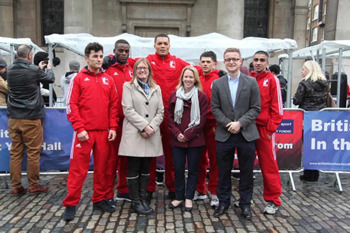 Members of the British Lionhearts launched the scheme in London's Covent Garden