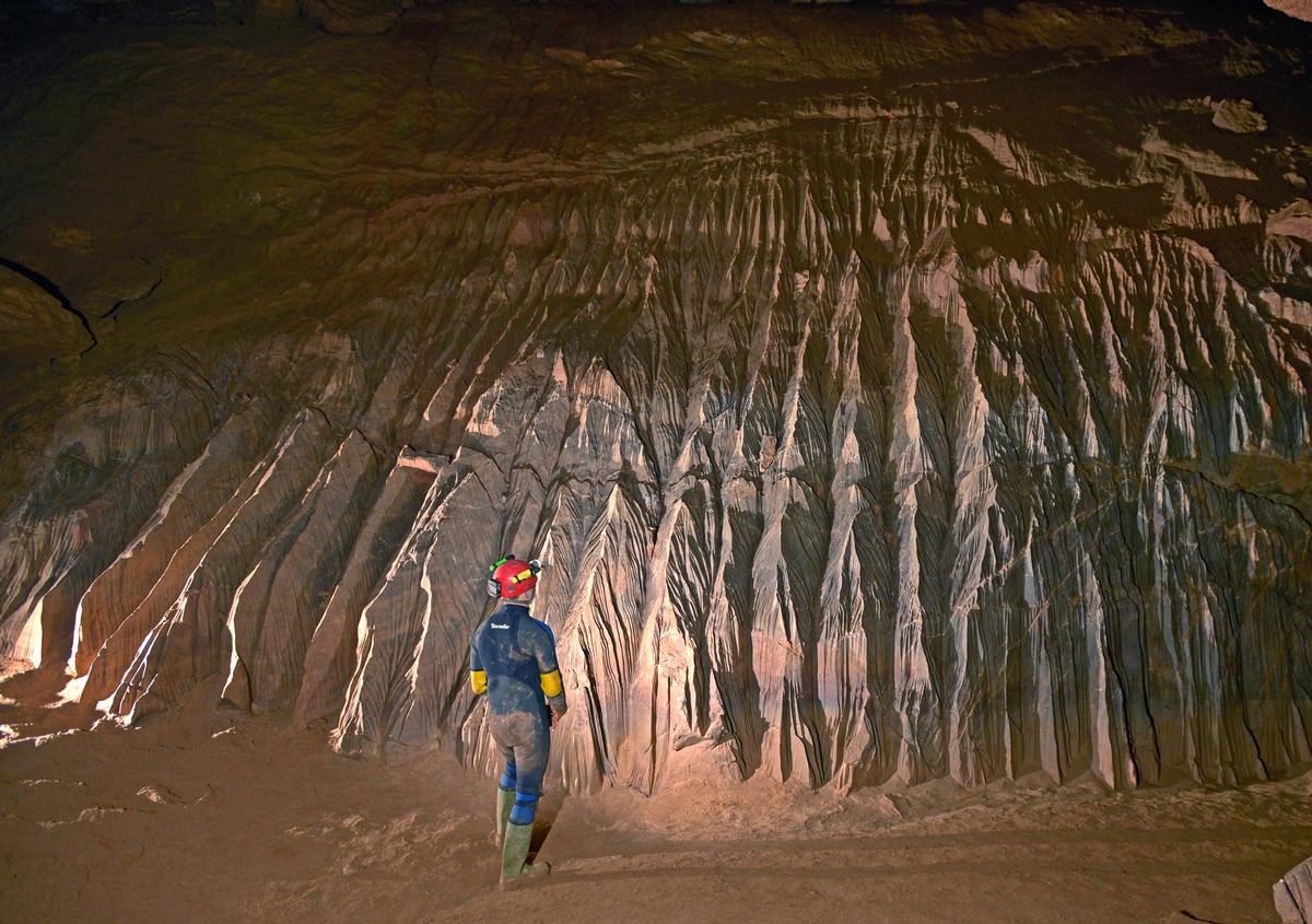 The cave is currently only accessible to divers / Wookey Hole Caves The cave is currently only accessible to divers / Wookey Hole Caves