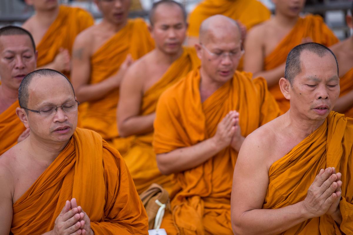 Buddhist monks are being recruited by luxury hotel operators to teach meditation to guests / Shutterstock / NICOLA MESSANA PHOTOS
