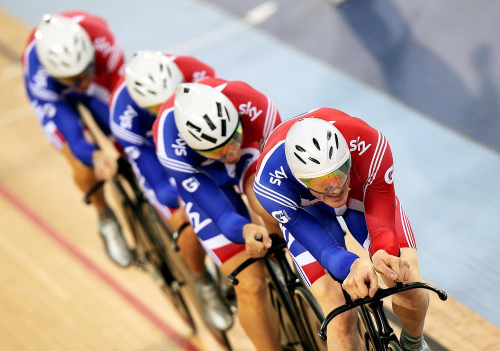 The EIS has worked with Ed Clancy who won medals at the Commonwealth Games The EIS has worked with Ed Clancy who won medals at the Commonwealth Games