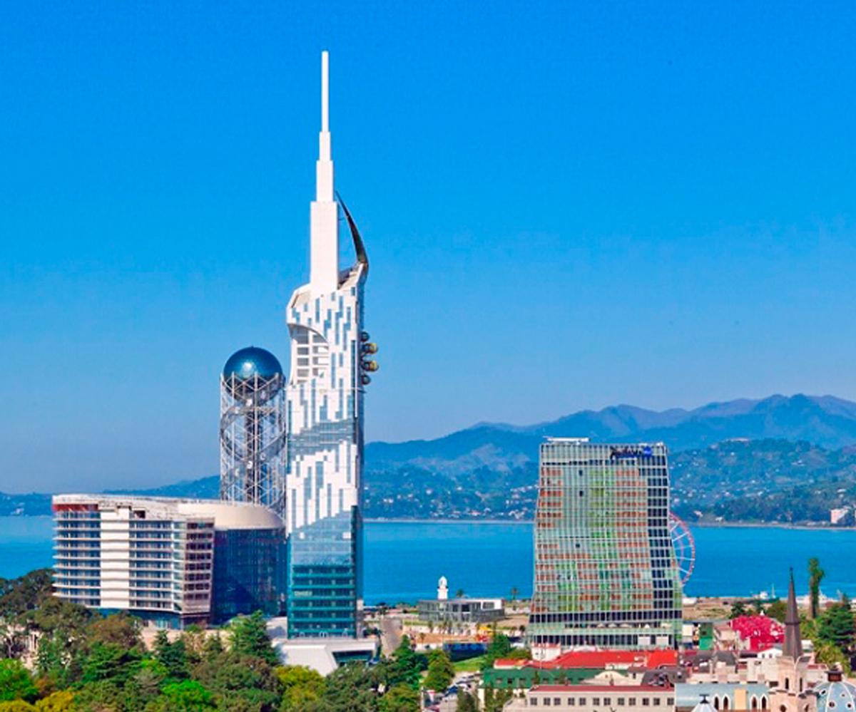 The Batumi Tower is reported to be the tallest in the Black Sea city / Le Meridien