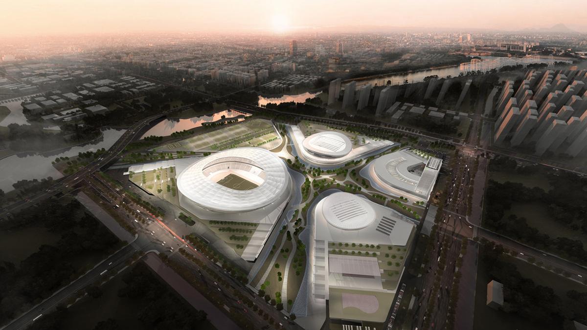 Designed by architects Gerkan, Marg and Partners, the park is scheduled to open in 2017 Designed by architects Gerkan, Marg and Partners, the park is scheduled to open in 2017