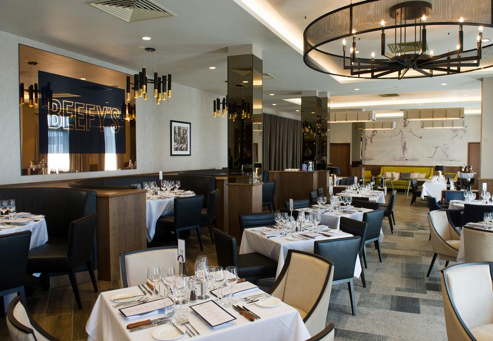Beefy’s – with its steak and seafood menu – caters for 130 diners 