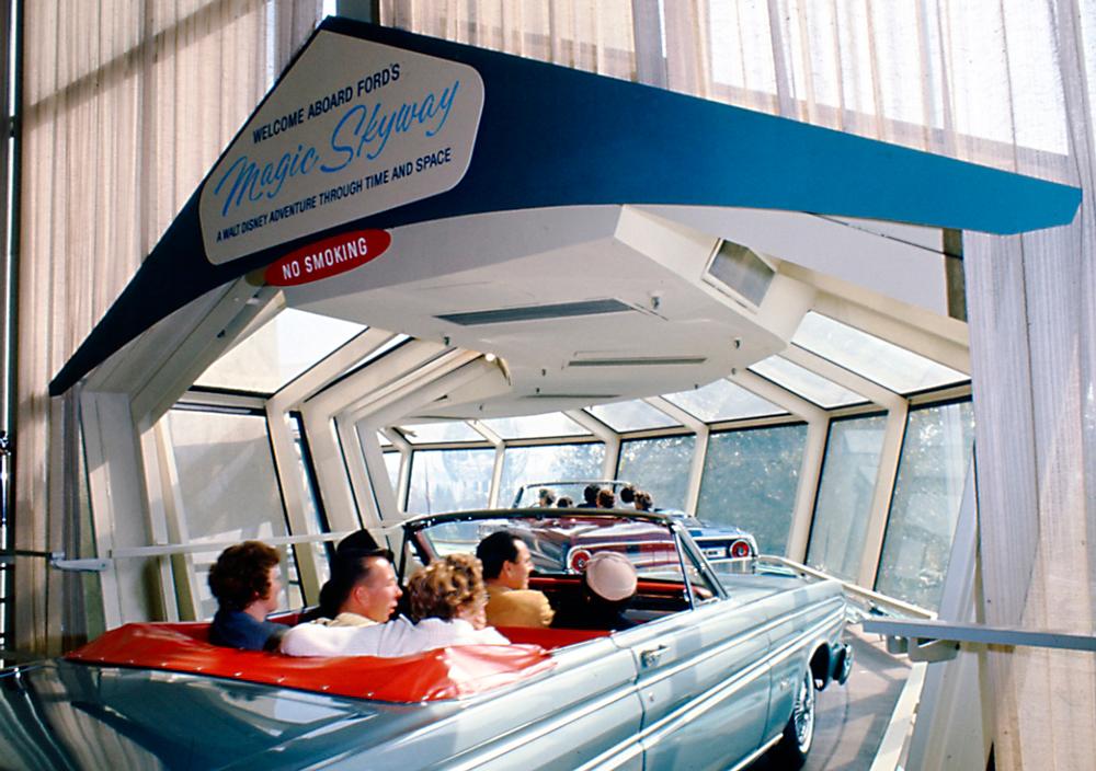 The Magic Skyway was made 
by the Imagineers for Ford Motor Company’s pavilion at the 1964 World’s Fair in New York