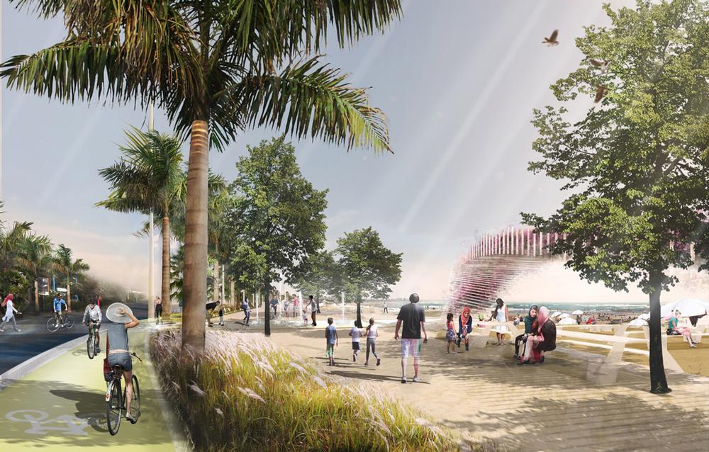 Casablanca’s seaside promenade will have a festive event space, resort and nature reserve